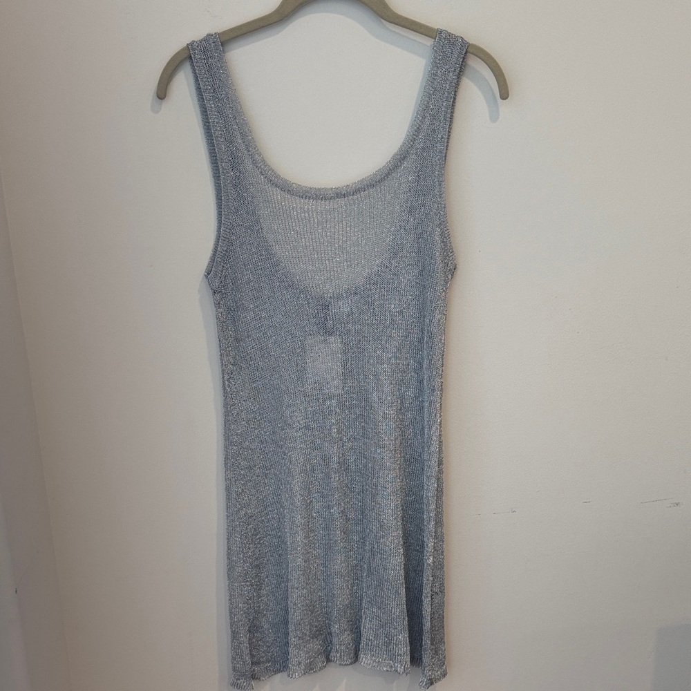 H&M Blue Midi Dress